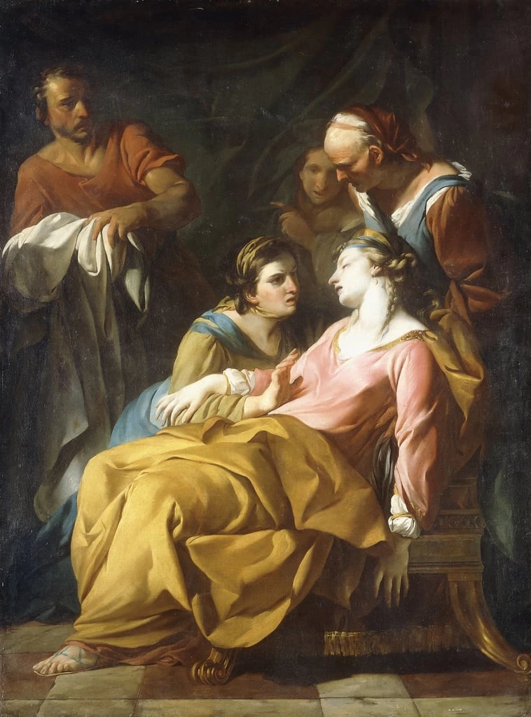 Hallè Noël - Fedra riceve la notizia della morte di Ippolito